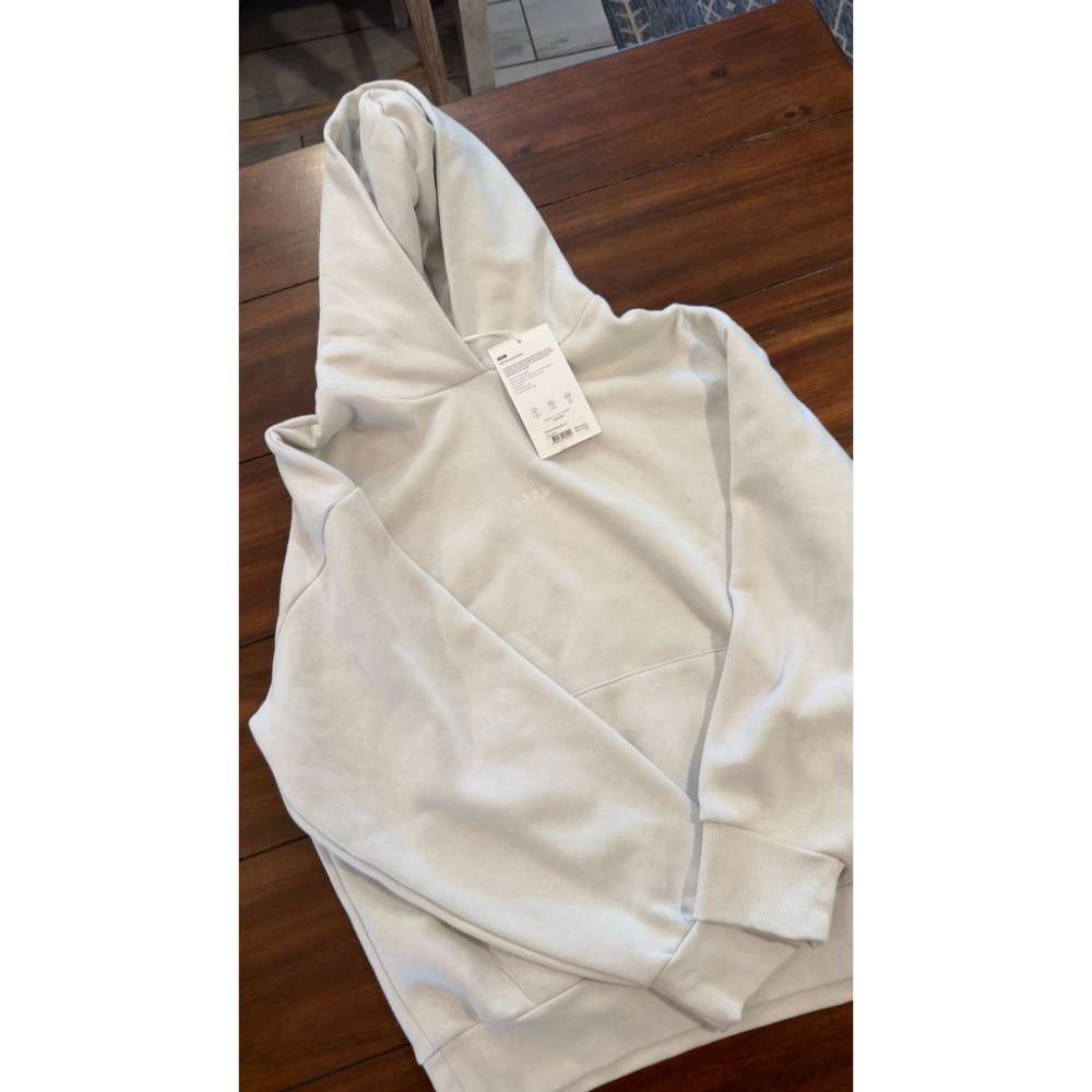 LSKD MVP Oversized Hoodie Digital Mist XS Street Fleece Lined Hood Tonal Logo - Picture 11 of 16